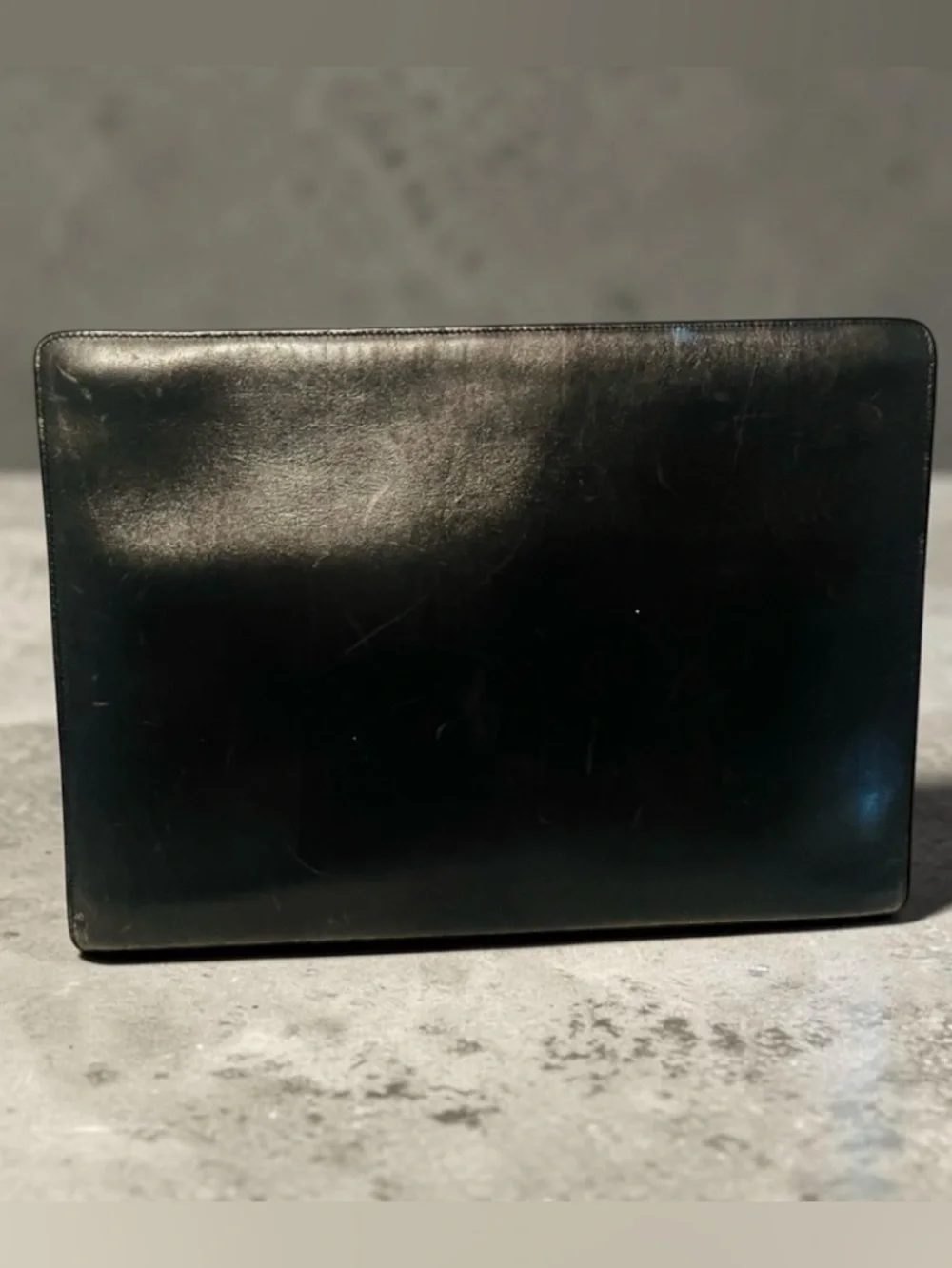 Bally Black Leather Document Holder/Organizer